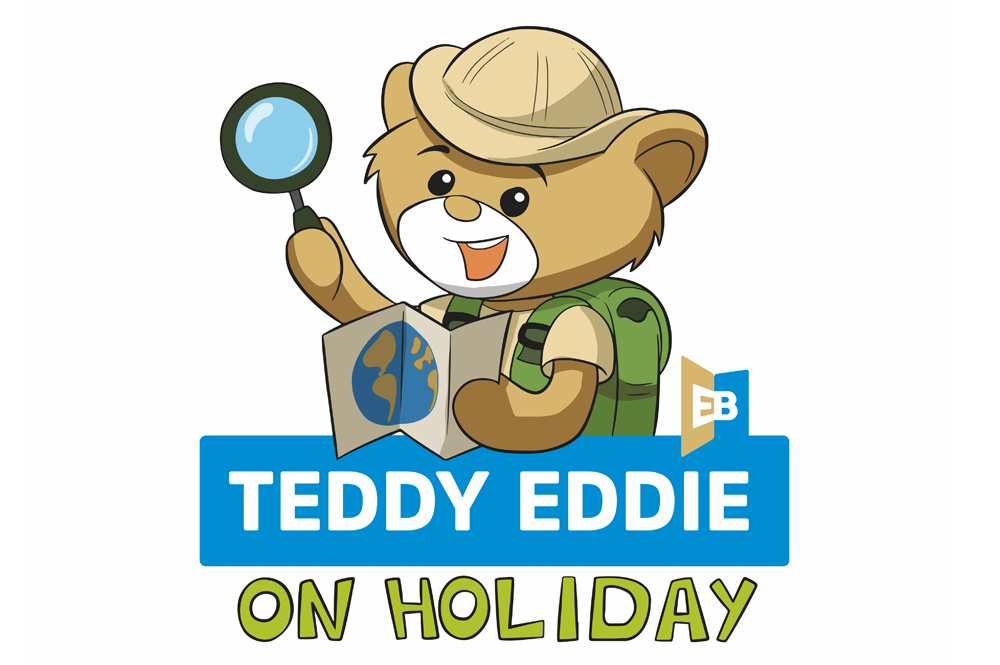 Teddy Eddie on holiday